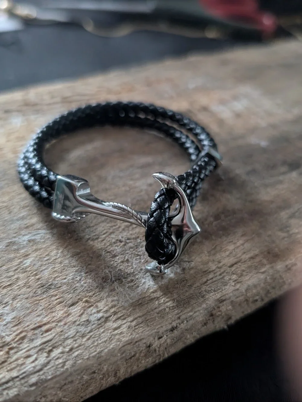 Men's Adornia Stainless Steel Braided Hook Bracelet